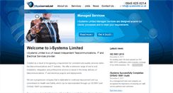 Desktop Screenshot of i-systemsltd.co.uk